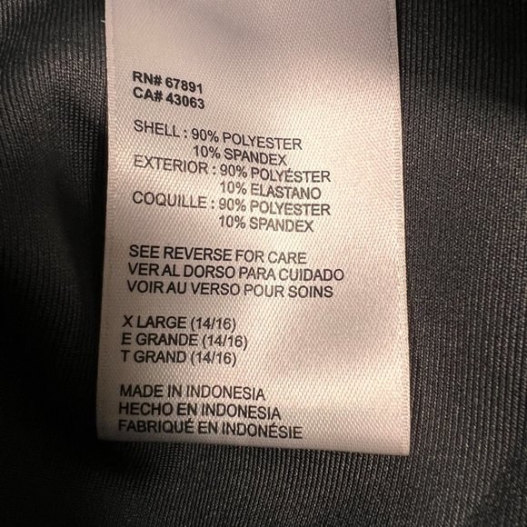 UMBRO Pants Jr. Women's Checkered Straight Leg Yoga Capri Stretch Black Gray XL - Picture 3 of 13